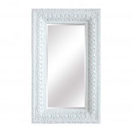 Celeste Extra Large Distressed White Mirror White Mirror UK