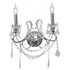 Chrome Cut Glass Wall Chandelier Wall Chandelier UK