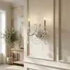 Vivianne Chrome Cut Glass Wall Chandelier Wall Chandelier UK