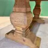 Reclaimed Rustic Wood Parquet Top Large Dining Table Dining Table UK
