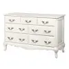French White Lamont 7 Drawers Chest Drawers Chest UK