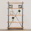 Industrial Wooden Shelves Unit Shelves Unit UK