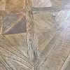 Reclaimed Rustic Wood Parquet Top Large Dining Table Dining Table UK