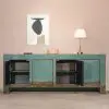 Large Chinese Style 4 Door Aged Sideboard Aged Sideboard UK