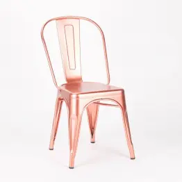 Rose Gold Copper Industrial Metal Dining Chair Dining Chair UK