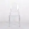 Large Clear Ghost Transparent Contemporary Dining Chair Dining Chair UK