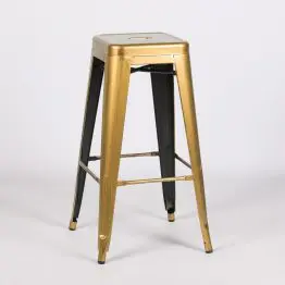 Metal Brushed Brass Gold Large Bar Stool Bar Stool UK