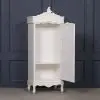 Amelie French White Single Door Armoire Door Armoire UK