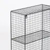 Industrial Metal Wire 2 Tier Black Shelf Rack Vintage Retro Style Wall Mounted Wall Mounted UK