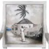 Marie Hand Painted Palm Scene Carver Chair Carver Chair UK