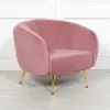 Adeline Pink Velvet Tub Armchair Tub Armchair UK