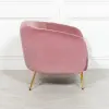 Adeline Pink Velvet Tub Armchair Tub Armchair UK