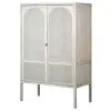 Nordic White Wash Rattan Wardrobe Rattan Wardrobe UK