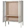 Nordic White Wash Rattan Wardrobe Rattan Wardrobe UK