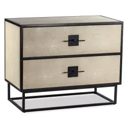 Shagreen Hubert Beige Small Chest of Drawers of Drawers UK