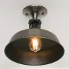 Contemporary Brushed Dark Silver Pendant Ceiling Light Ceiling Light UK