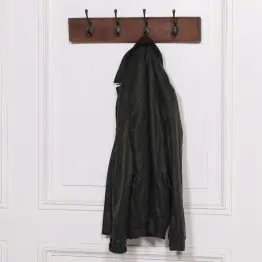 Vintage 4 Hooks Rack Wooden Wall Coat Hanger Coat Hanger UK