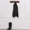 Vintage 4 Hooks Rack Wooden Wall Coat Hanger Coat Hanger UK