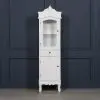 French Style White Bathroom Display Cupboard Display Cupboard UK