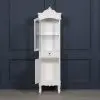 French Style White Bathroom Display Cupboard Display Cupboard UK