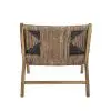 Orvokki Black And Natural Pattern Lounge Chair Lounge Chair UK