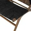 Orvokki Black And Natural Pattern Lounge Chair Lounge Chair UK