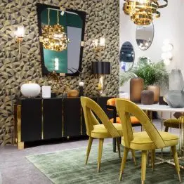 Winika Mustard Velvet Dining Chair Dining Chair UK