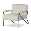 Luann Boucle Sand Occasional Chair Occasional Chair UK