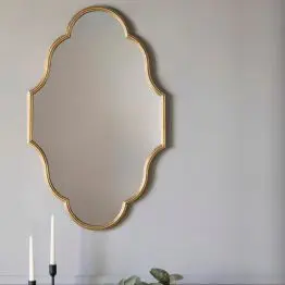 Mette Gold Wall Mirror Wall Mirror UK