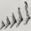 Victorian Scroll Cast Chrome Polished Wall Shelf Bracket Shelf Bracket UK