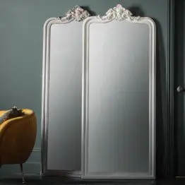 Tifenn Silver French Style Floor Mirror Floor Mirror UK