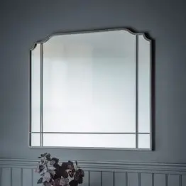 Simonette Charcoal Overmantel Mirror Overmantel Mirror UK