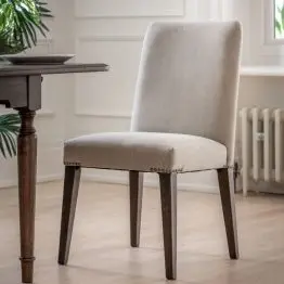 Nolwenn Dining Chair Neutral Grey Linen Grey Linen UK