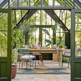 Galen Galvanized Green Garden Chair Garden Chair UK