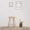 Farmhouse 70cm Tractor Style Acacia Wooden Saddle Seat Bar Stool Bar Stool UK