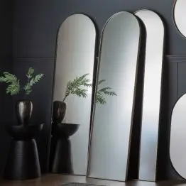Yann Black Leaning Floor Length Mirror Length Mirror UK