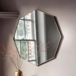 Minna Champagne Octagon Wall Mirror Wall Mirror UK