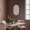 Zora Bobble Oval Gold Wall Mirror Wall Mirror UK