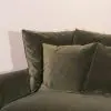 Large Forest Green Velvet Armchair Velvet Armchair UK