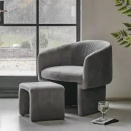 Umbrielle Retro Anthracite Armchair Anthracite Armchair UK