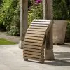 Leto Acacia Frame Sun Lounger Sun Lounger UK