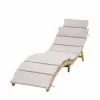 Leto Acacia Frame Sun Lounger Sun Lounger UK