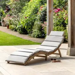 Leto Acacia Frame Sun Lounger Sun Lounger UK