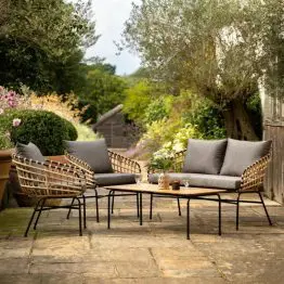 Nevo Weave Garden Lounge Set Lounge Set UK
