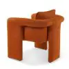 Zella Rust Chenille Armchair Chenille Armchair UK
