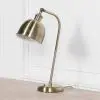 Aoife Industrial Style Stain Brass Metal Table Lamp with Shade with Shade UK