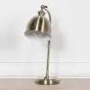 Aoife Industrial Style Stain Brass Metal Table Lamp with Shade with Shade UK