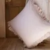 Raye Feather Filled Pink Linen 60x60cm Cushion 60x60cm Cushion UK