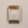 Rionagh Metal Brass Wall Light With Frosted Glass Frosted Glass UK