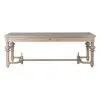Yves Elm Rectangular Dining Table With Carved Legs Carved Legs UK